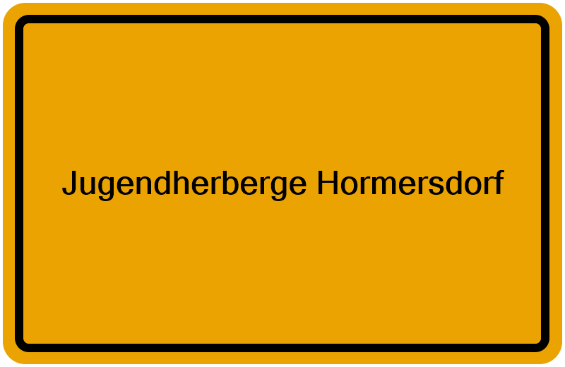 Handelsregisterauszug Jugendherberge Hormersdorf